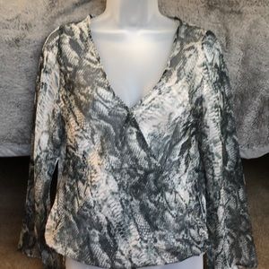 Angl sheer blouse
